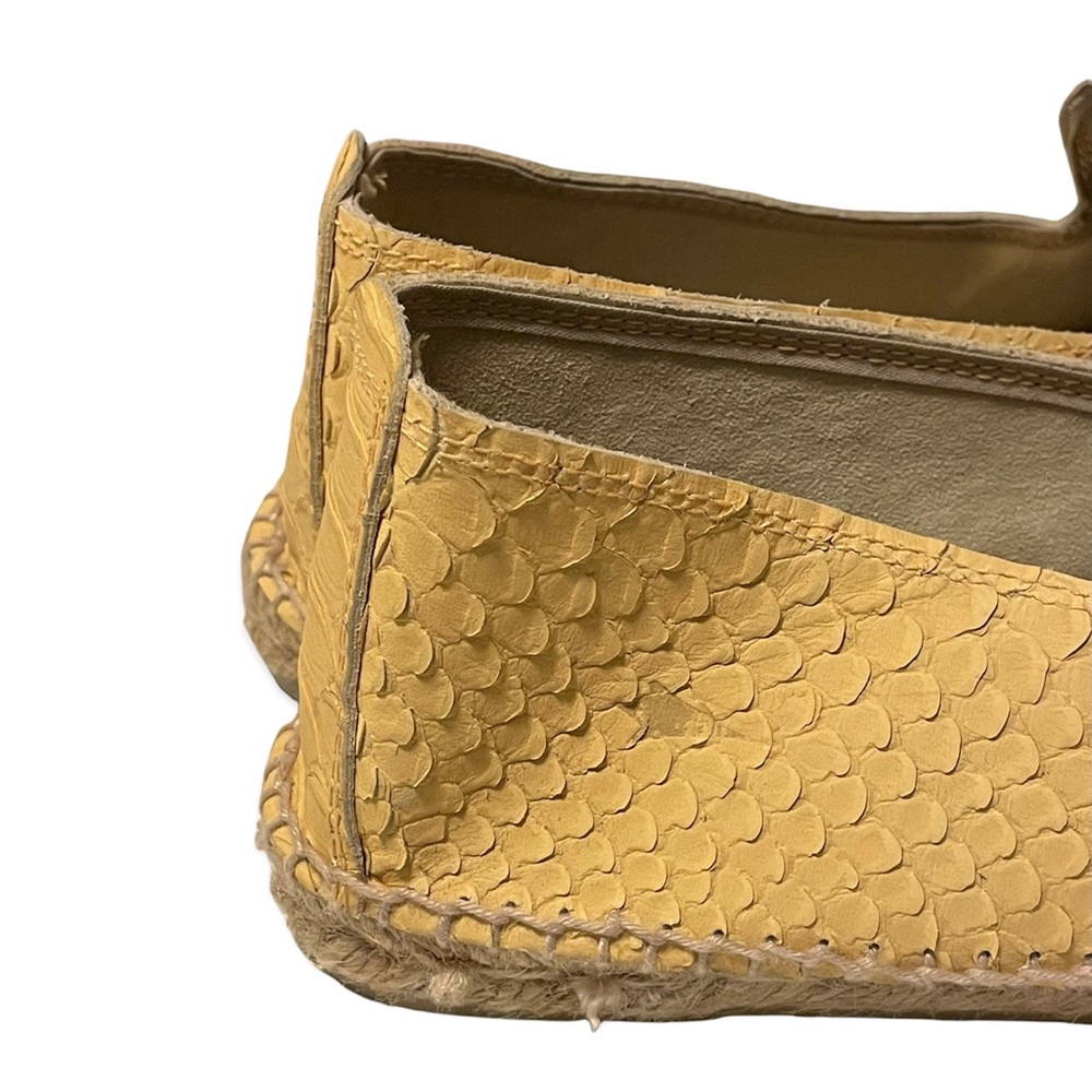 Manebi Women’s Size 38 Yellow Python Espadrilles … - image 6